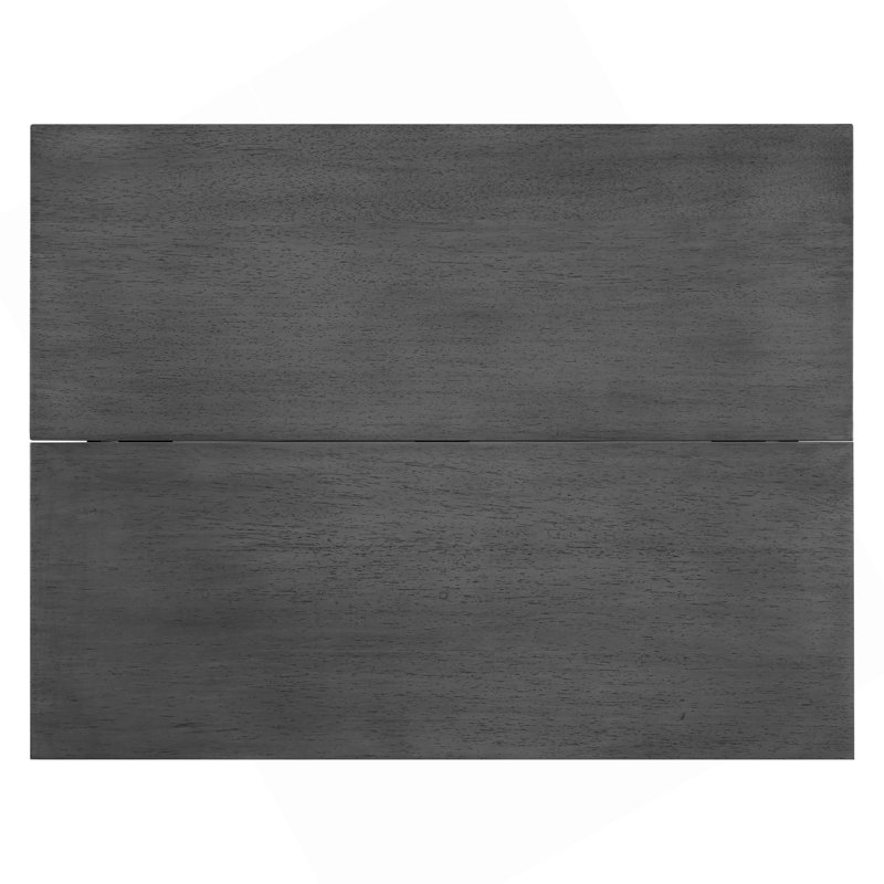 Table de salle à manger extensible en bois avec rallonge pour petits espaces Topmax Farmhouse, Gris