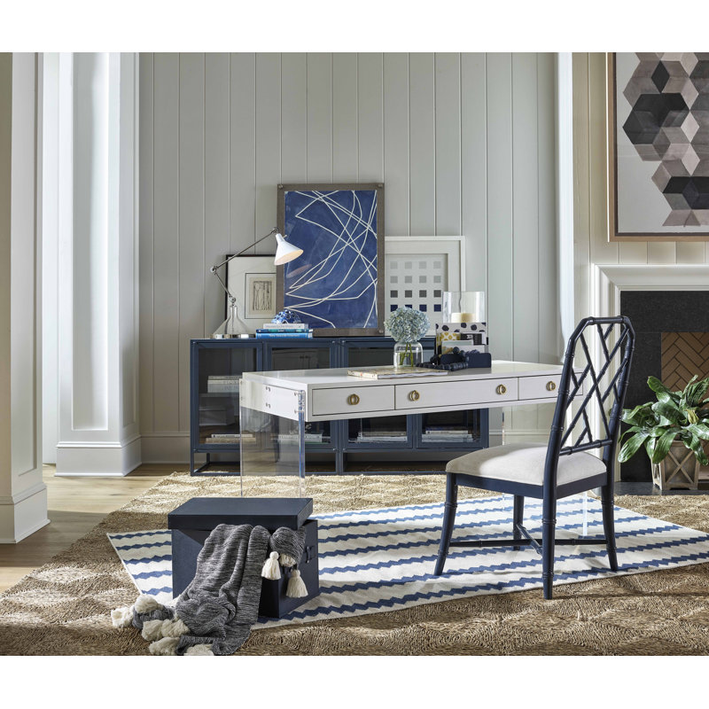 Rooney Upholstered Dining Chair, Navy