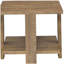 Ensemble de table basse et de table d'appoint Runnion Mango Brown 2 pièces