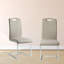 Chaise d'appoint en métal gris Tywone