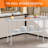 Stainless Steel Bar Cart with Adjustable Undershelf & Wheels