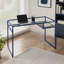 Bureau d'écriture en verre
