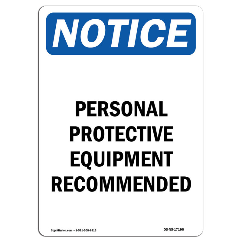 Enseigne d'équipement de protection individuelle