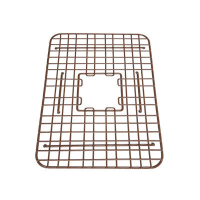 Grille de fond d'évier de cuisine brun antique 18 po x 13 po SinkSense Sullivan