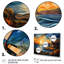 Windmill Sunset Coastal Breeze I - Wind Turbines, art mural-1100721556-1100721557