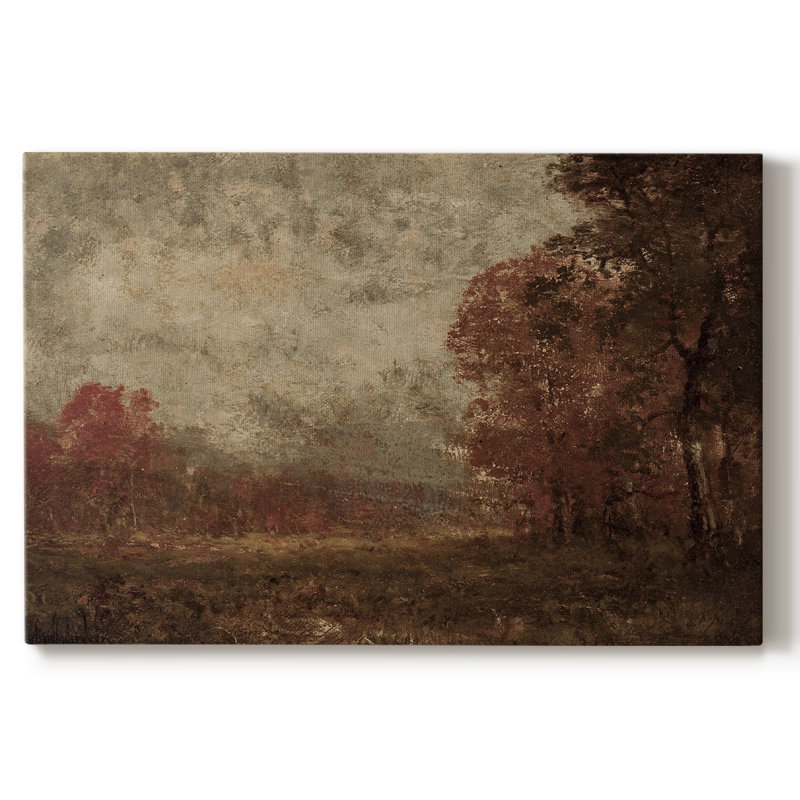 "Vintage Landscape-DCV III" sur toile, Toile tendue, H 19 po x l 28 po x P 1,5 po