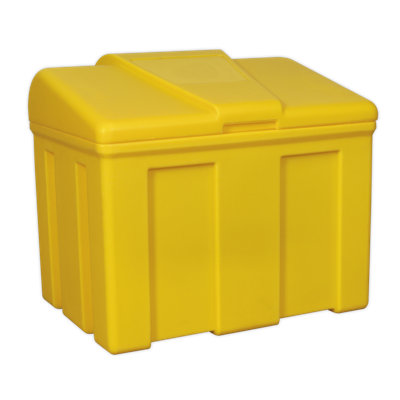 Symple Stuff Junia 65cm W 110L Water Resistant Plastic Deck Box in Yellow
