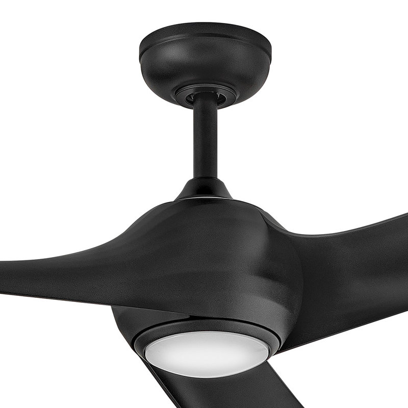 Hinkley Tiburon Ceiling Fan, Matte Black, Matte Black