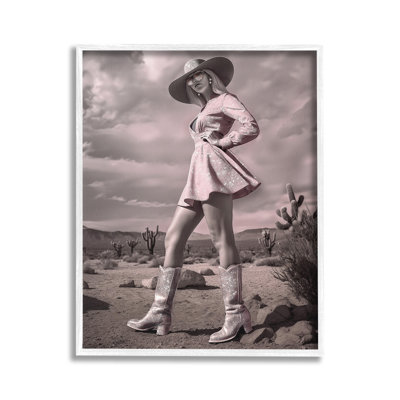 GlamCowgirlinDressGicleeArtbyZiweiLi