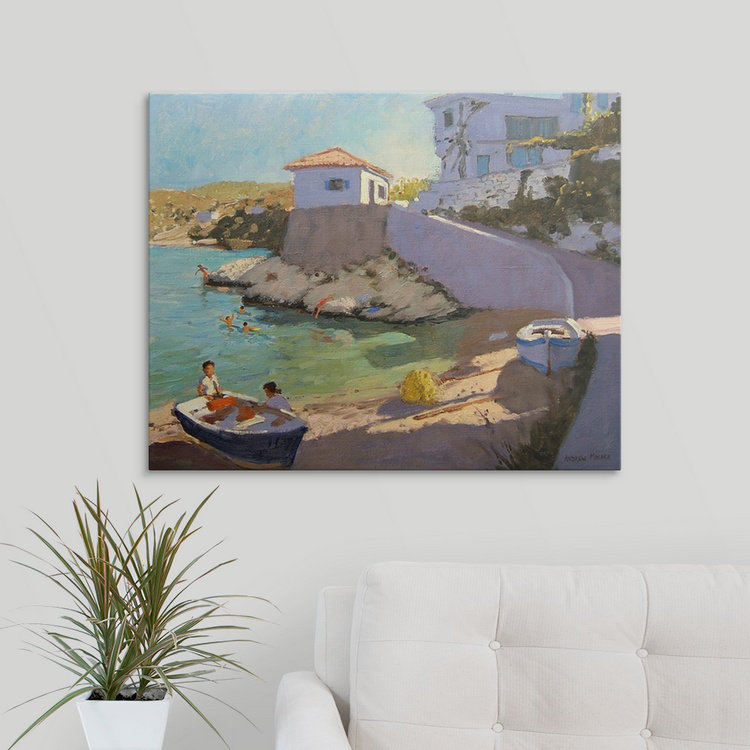 Wichita " Fishing Nets Samos " by Andrew Macara, 16" H x 20" W x 1.5" D, Canvas
