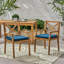 DINING CHAIR,2PCS With 2 Cushions