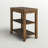 Dominic Solid Wood End Table with Pull-Out Tray