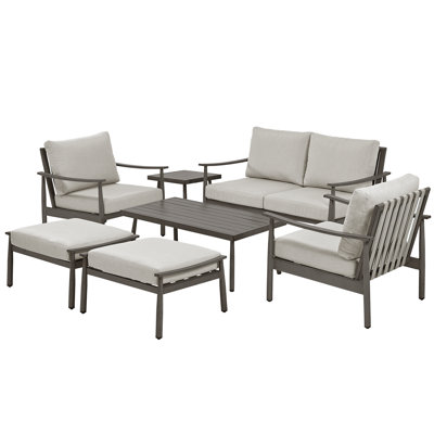 Mariene 4 - Person Patio Conversation Set with Cushions