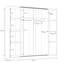 Koran 4 Door Manufactured Wood Wardrobe-1274795203