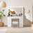 Greyden Makeup Vanity with Large Lighted Mirror, 7 Drawers and Outlets, Stool Included, for Bedroom-1723784631