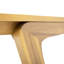 Table de salle à manger en teck en bois d'acacia résistant aux intempéries, idéal pour l'extérieur, le patio, la terrasse, le jardin, la piscine