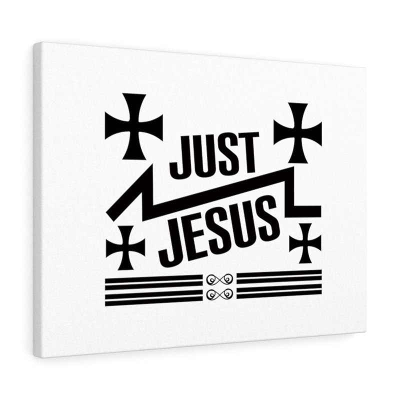 Just Jesus Cross - Wrapped Canvas Print, 61cm H x 76cm W