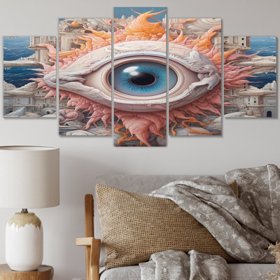 Toucha - reproduction d'art moderne sur toile - 5 panneaux