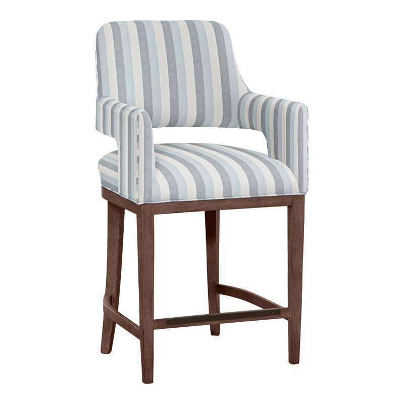 Tabouret de bar et de comptoir Josie, Noyer, Perigold direction rosée, Tabouret de comptoir (siège d'une hauteur de 26,5