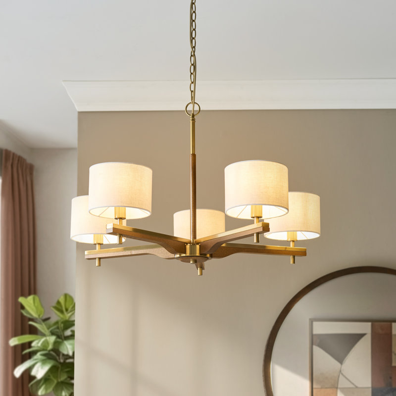 Harrison 5 - Light Shaded Chandelier