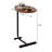 Brown C-Shaped Side Table, Small Sofa Table For Living Room