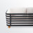 88.2'' Powder Coated Aluminum Outdoor Patio Sofa With 8.7'' Seat Cushions