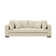 Alcantara 89.5" Square Arm Sofa