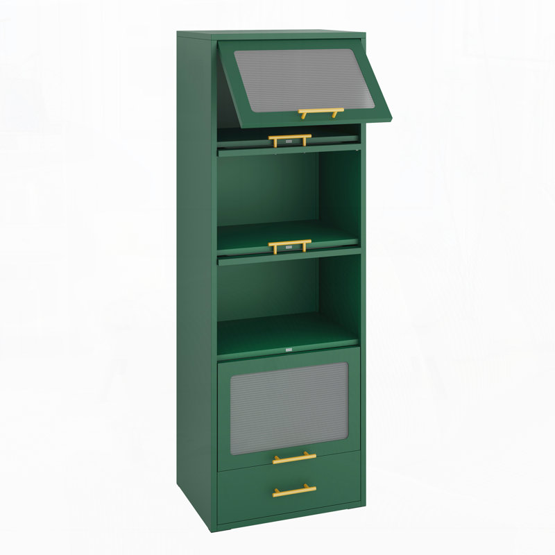 Armoire de rangement en métal, Vert