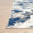 Abani Rugs Emese Reg500B Blue Swirl Abstract Low Pile Area Rug-1031634509
