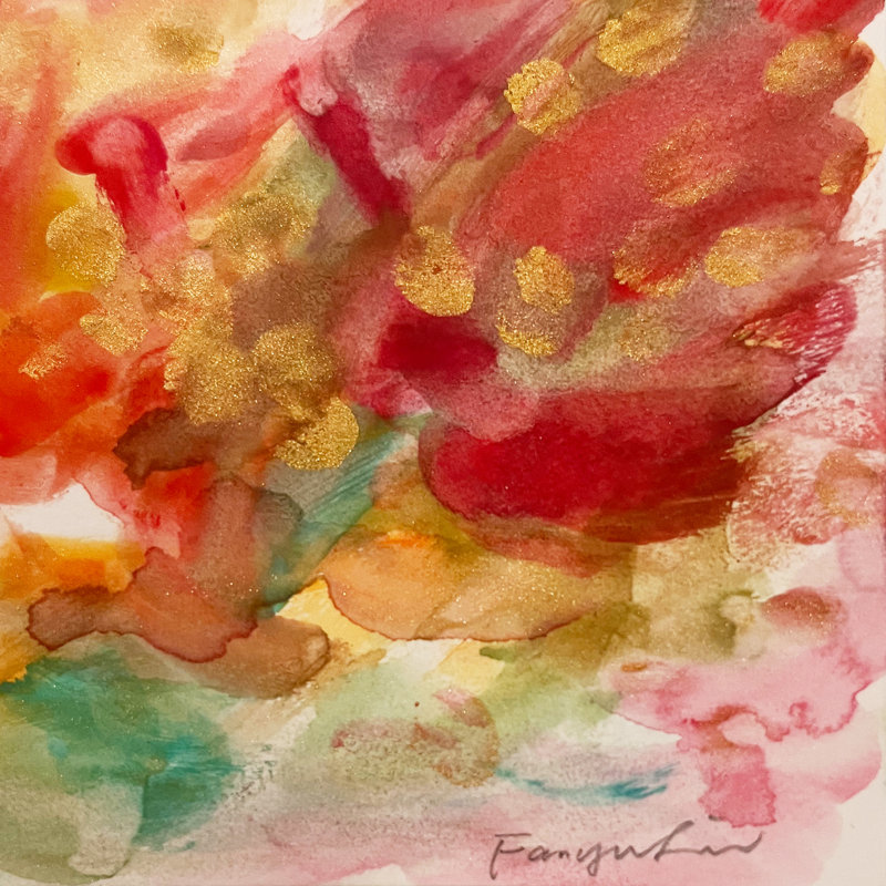 The Touch of Blossom No.1 by Fanyu Lin - Single Picture Frame Painting