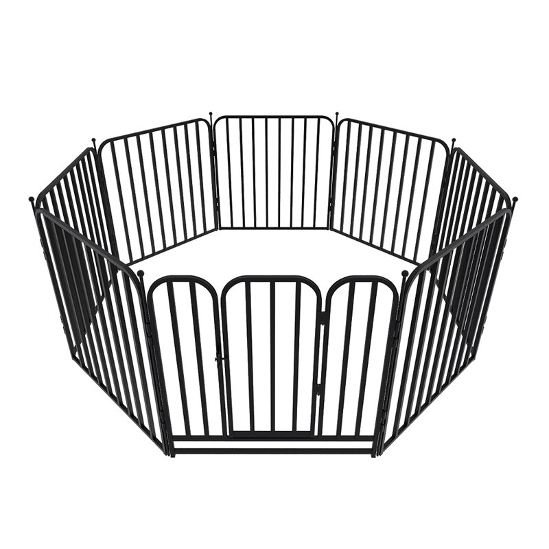 60cm H Iron Exercise Pen, 60cm H x 60cm W x 60cm D