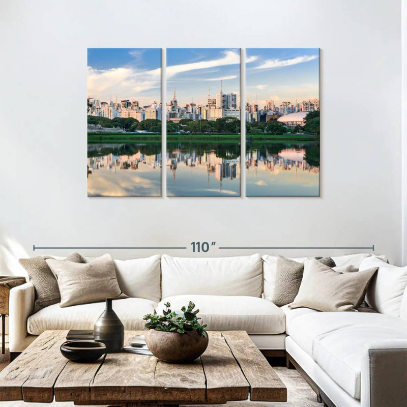 Senne Ibirapuera Park Skyline, H 48 po x l 74 po