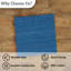  Ensemble de 4 serviettes de table Newport Blue Casual Classics-1680001992