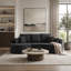 Canapé modulaire incurvé en tissu 106 pièces 2 pouces 106-132948331