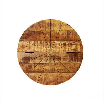 Table basse en bois et fer