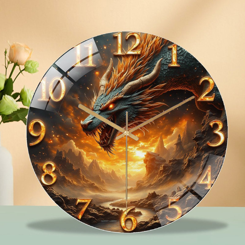 Horloge murale Dragon