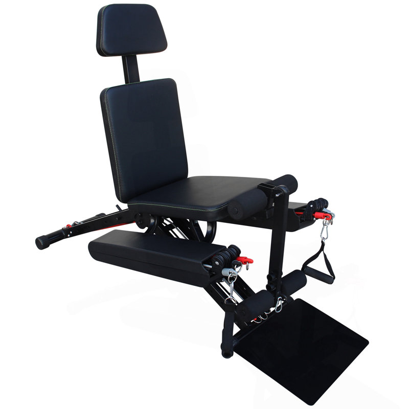 Fauteuil de remise en forme multifonctionnel, banc de musculation réglable pour l'entraînement complet du corps, banc de musculation avec pliage rapide pour la gymnastique à domicile