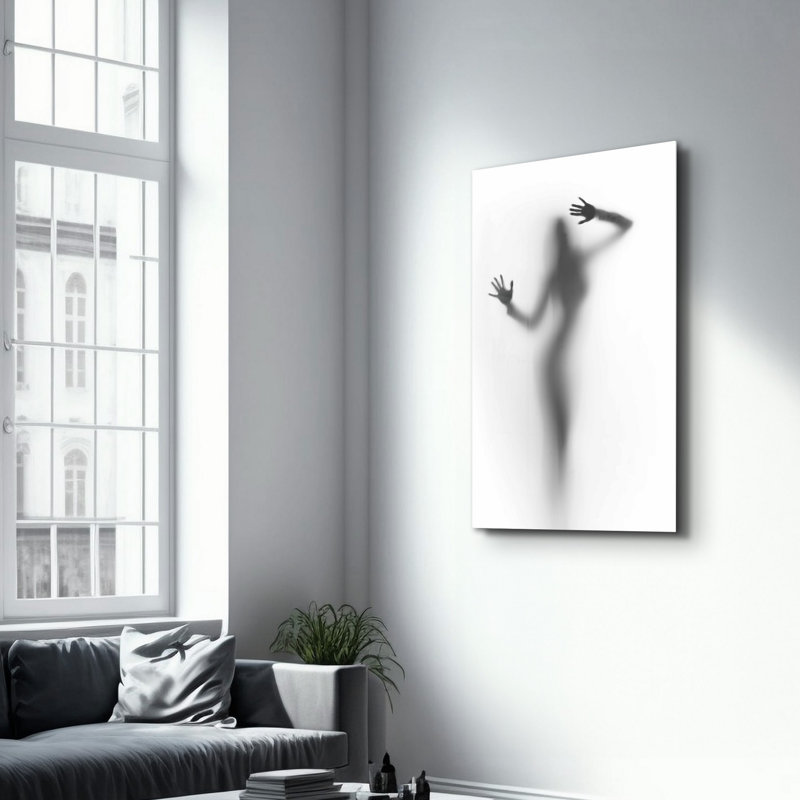 Elegant Tempered Glass Wall Art Painting 100% Tempered Glass, Thickness: 0.16 inches | UV Printed for Vibrant Colors & Durability | Perfect for Home Decor & Modern Aesthetics
