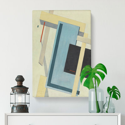 Proun 4B by El Lissitzky - Wrapped Canvas Painting