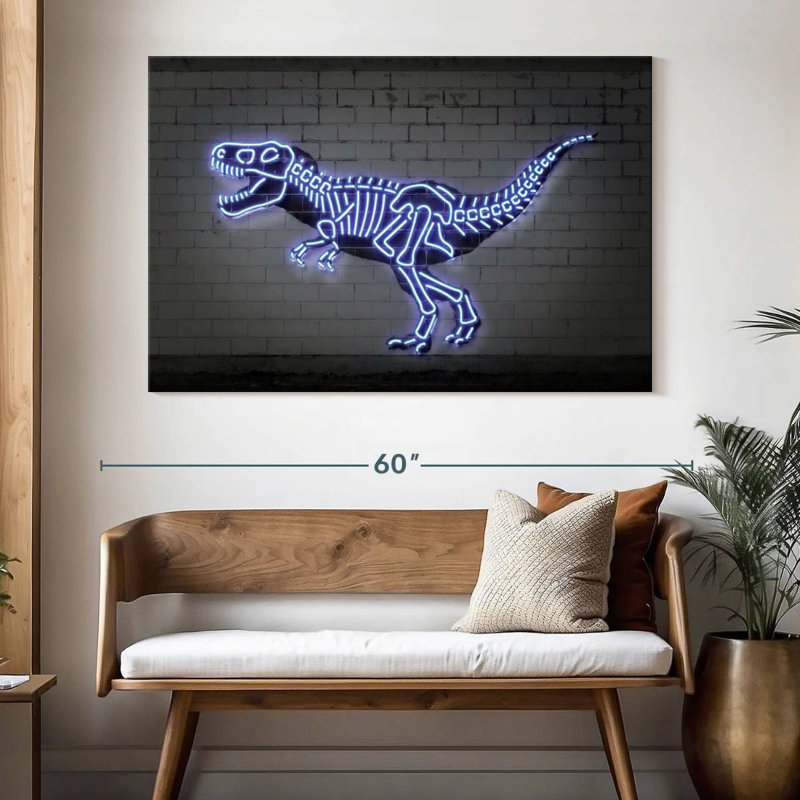 Brampt T Rex Bones, 34" H x 51" W