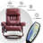 Kimmons Reclining Chairs with Ottoman, 360 Degrees Swivel Recliners with Massage, Faux Leather-1563903964