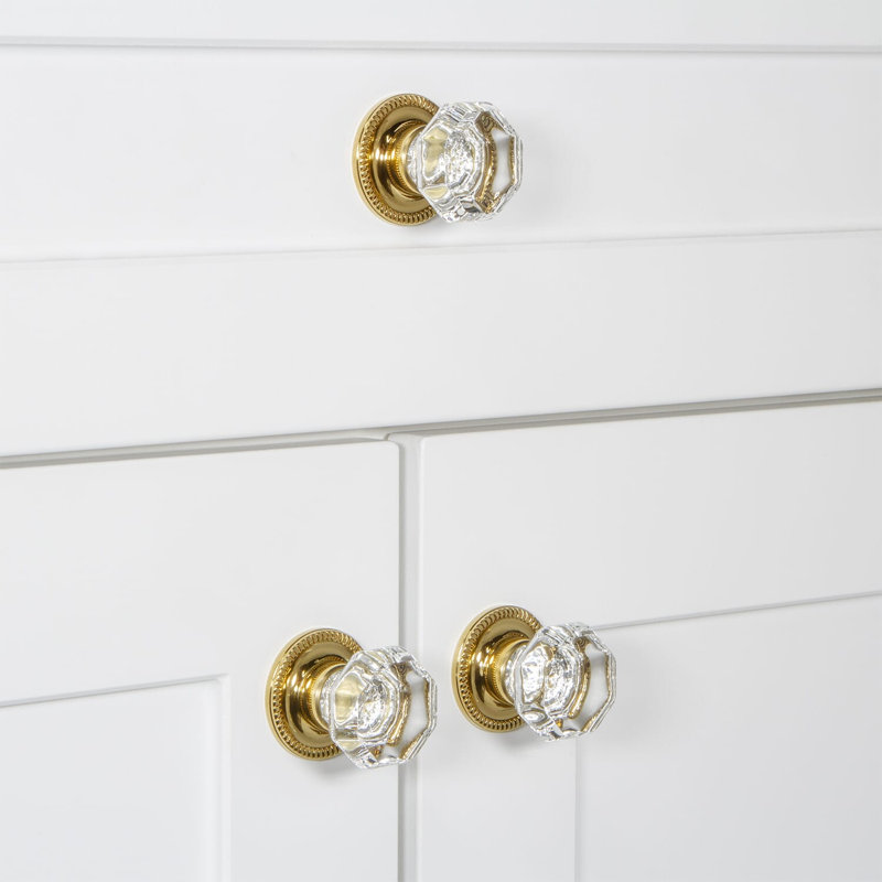 Chambord Cabinet Knob, Lifetime Brass