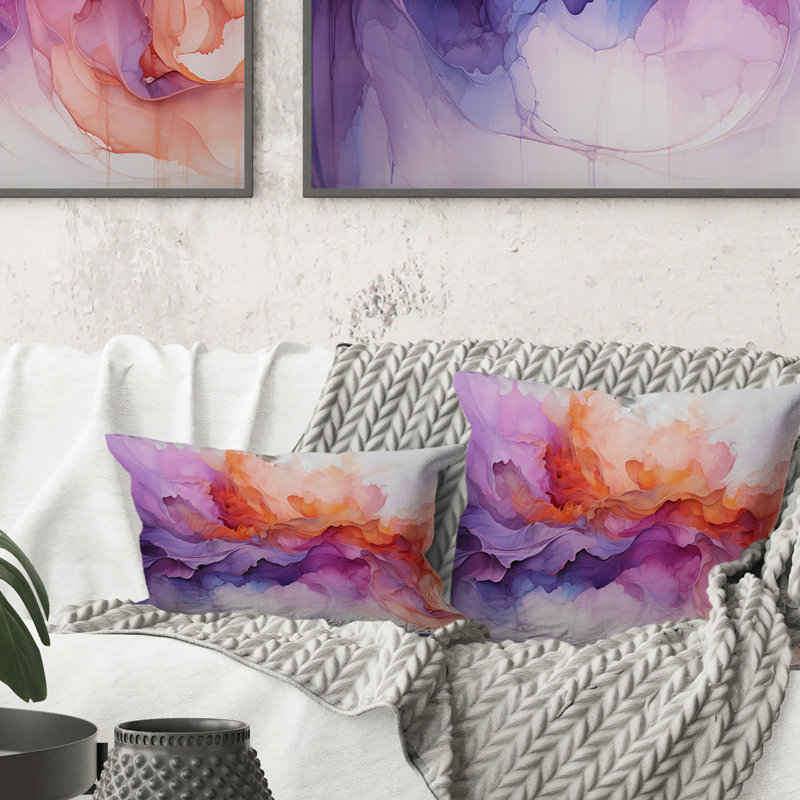 Coussin Vibrant Swirls - Abstract Spirals