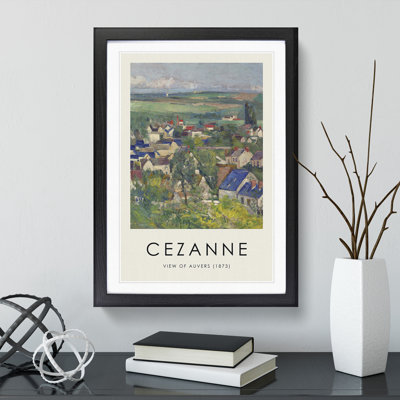 View of Auvers by Paul Cezanne - Picture Frame Art Prints