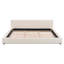 Cadre de lit rembourré beige élégant-1552438180