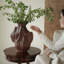 Vase de table en céramique Brown
