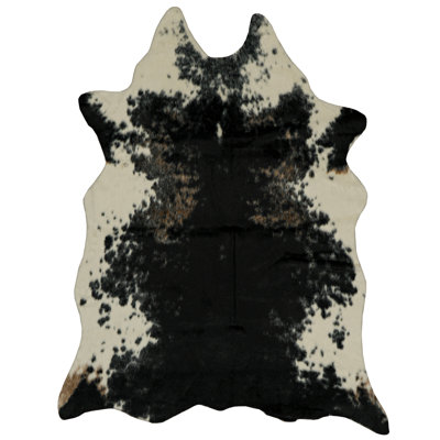 Lilianna Faux Cow Hide Black And White Salt And Pepper
