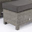 Outdoor Sofia Rattan Square Corner with Rising Table in Grey