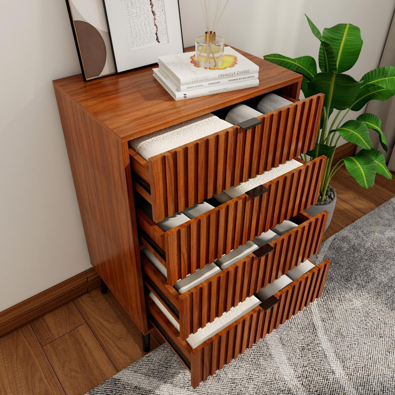 Commode à 4 tiroirs, H 35 po