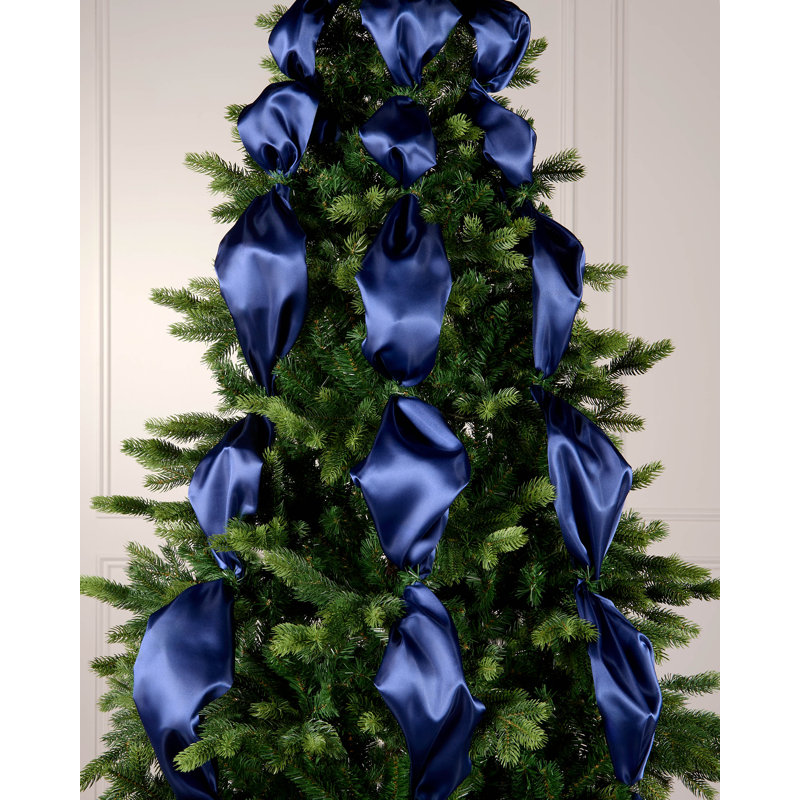 2000cm Satin Ribbon, Navy